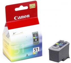 Kertridz-CANON-InkJet-CL-51-iP2200-MP-150-160-170-180-450-460-MX-300-310-BS0618B001AA