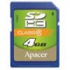 SD memorijska kartica APACER kapaciteta 4GB SDHC (AP4GSDHC2-R)