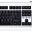Tastatura GIGABYTE KB + MU, GKM-KM5100 standard slim, srebrno-crna, YU, GKM5100-15R-SCR