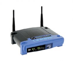 Wireless-Access-Point-Router-LINKSYS-WRT54GL-sa-4-potnim-svicem-802-11g-i-Linux