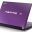 Netbuk ACER Aspire One D260-2Buu (purple) Intel Atom N450, 10.1", 1GB, 160GB, BT, 1.3Mpix, XP Home, 6cell bat.