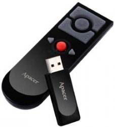 Apacer-AB611-Prezenter-Black-w-4GB-USB