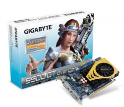 GIGABYTE VGA NVD N9500GT PCI-E16x 1GB GDDR2 Dual DVI, GV-N95TOC-1GH GV-N95TOC-1GH