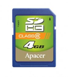 APACER-4GB-SDHC-Class-6