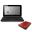 Netbook 210-1020EM Intel Atom N450 1.6GHz, 1GB, 250GB, 10.1", Wlan, Wcam, Win7, 1G, crveni, VX815EA