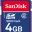 Memorijska kartica SANDISC SD 4GB, 66267