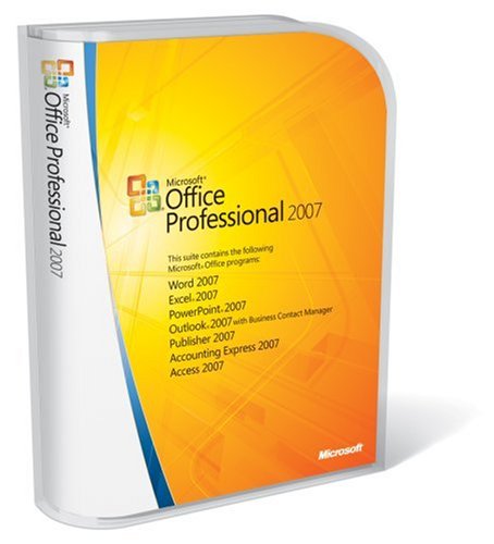 Microsoft Office Home And Student 2007.